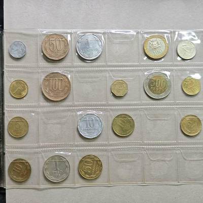 【淘币小摊】实时拍第七百五十四拍  散币批量币场  满百包邮可预留二周 每周一统一发货   - 智利17枚