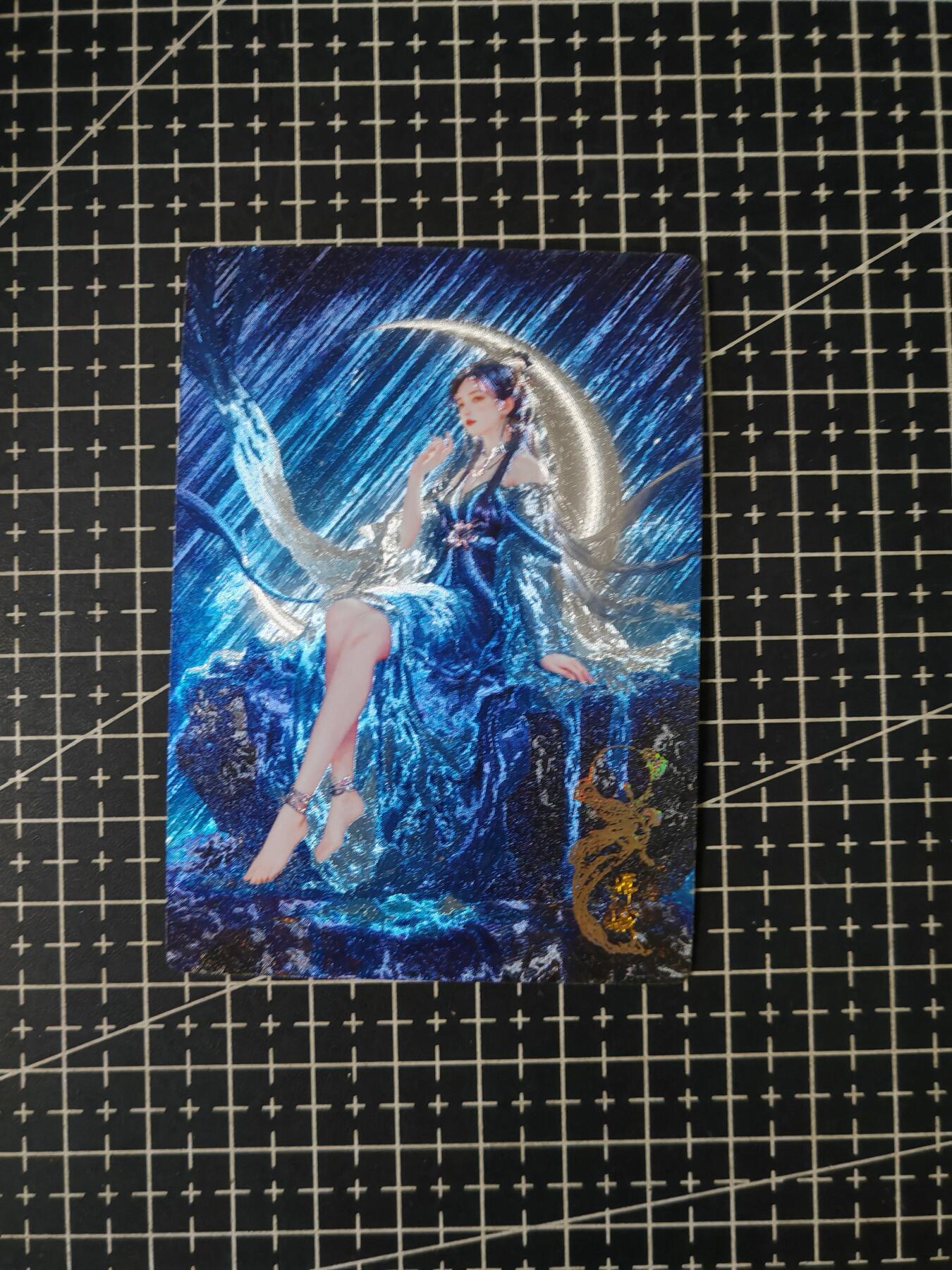 铃鹿第八期（提示一：自制卡难免瑕疵，可能存在撞角爆边等出厂瑕疵，介意慎拍；提示二：参拍请慎重，跑单押金不退的）） 粗闪嫦娥