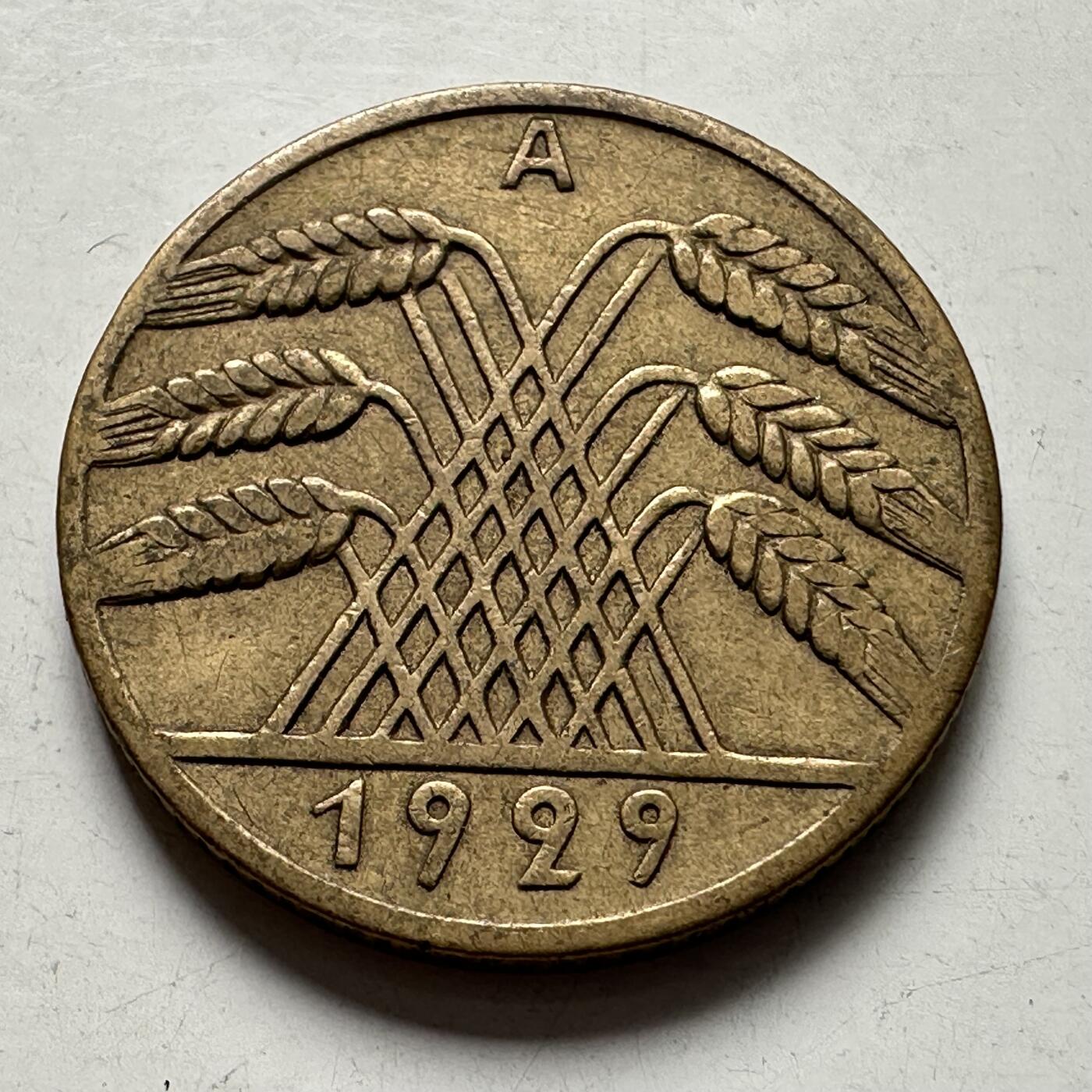🌹外币初藏🌹🐯2025年第107场  每周二四六晚8️⃣点 接代拍 魏玛1929年10芬尼