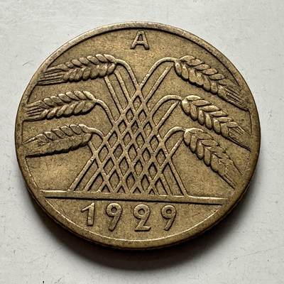 🌹外币初藏🌹🐯2025年第107场  每周二四六晚8️⃣点 接代拍 - 魏玛1929年10芬尼
