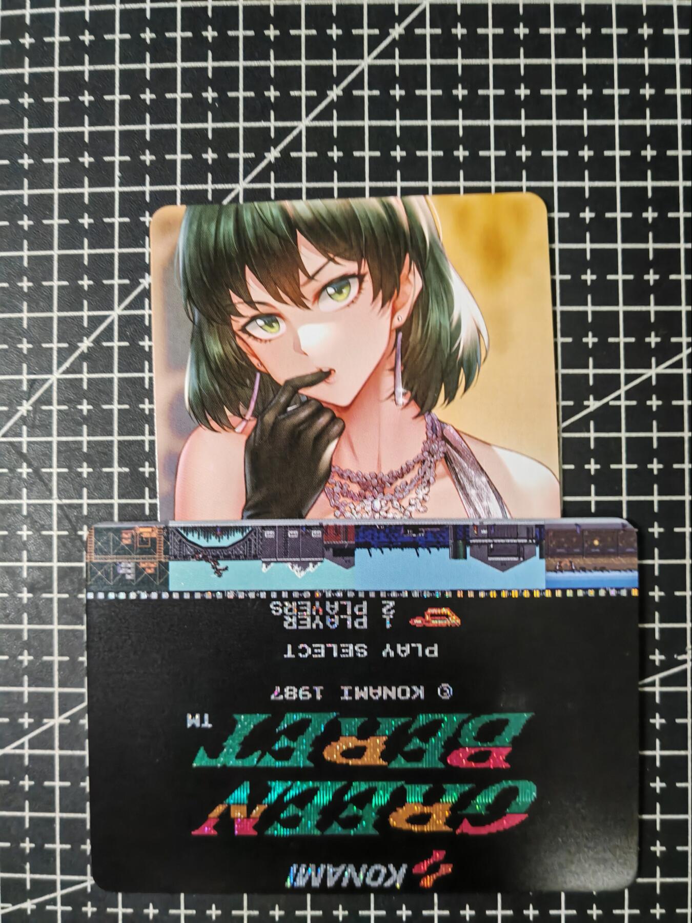 铃鹿第八期（提示一：自制卡难免瑕疵，可能存在撞角爆边等出厂瑕疵，介意慎拍；提示二：参拍请慎重，跑单押金不退的）） 吹雪彩闪艺术单卡