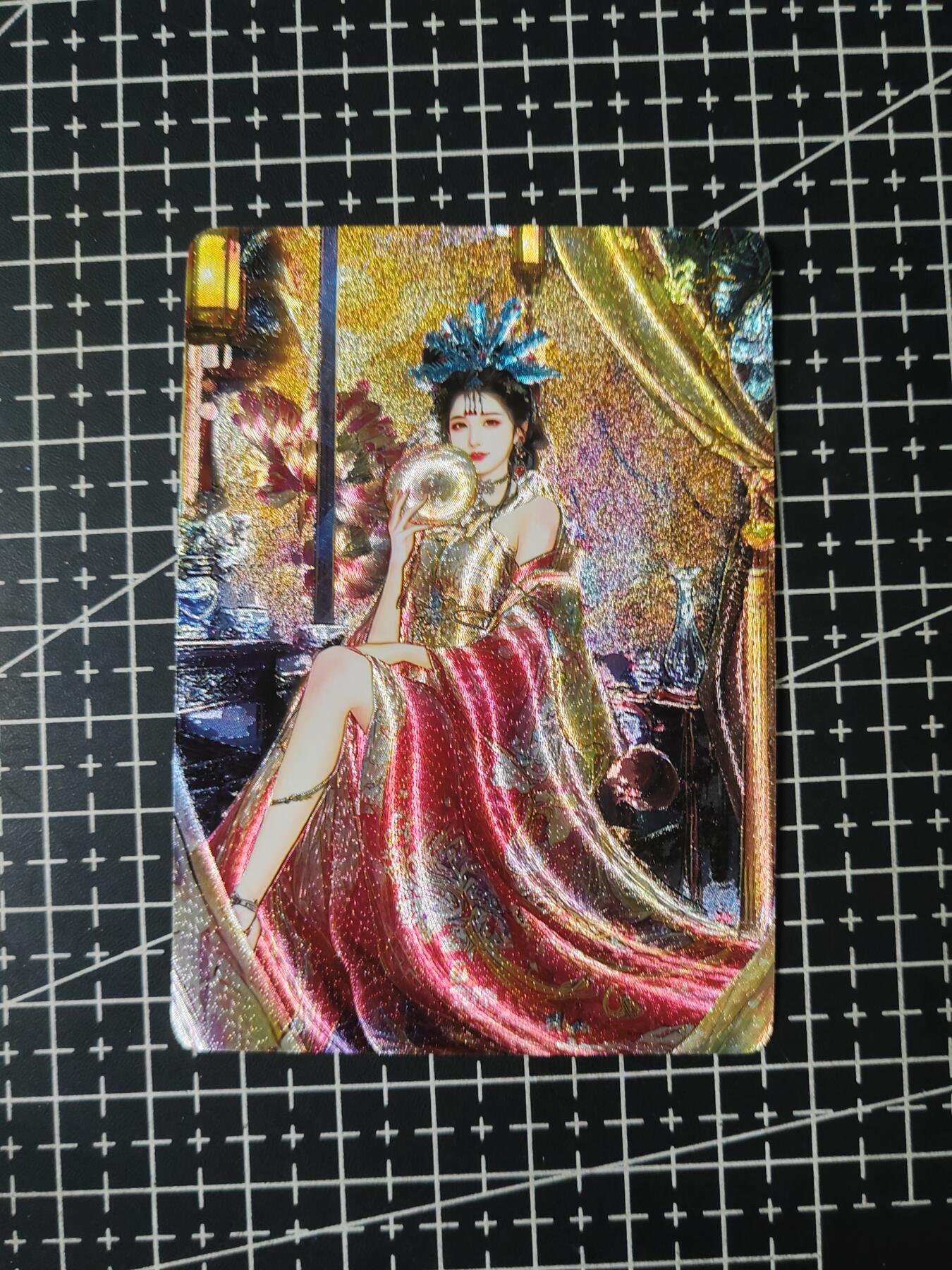 铃鹿第八期（提示一：自制卡难免瑕疵，可能存在撞角爆边等出厂瑕疵，介意慎拍；提示二：参拍请慎重，跑单押金不退的）） 红尘西游女儿国国王粗闪单卡