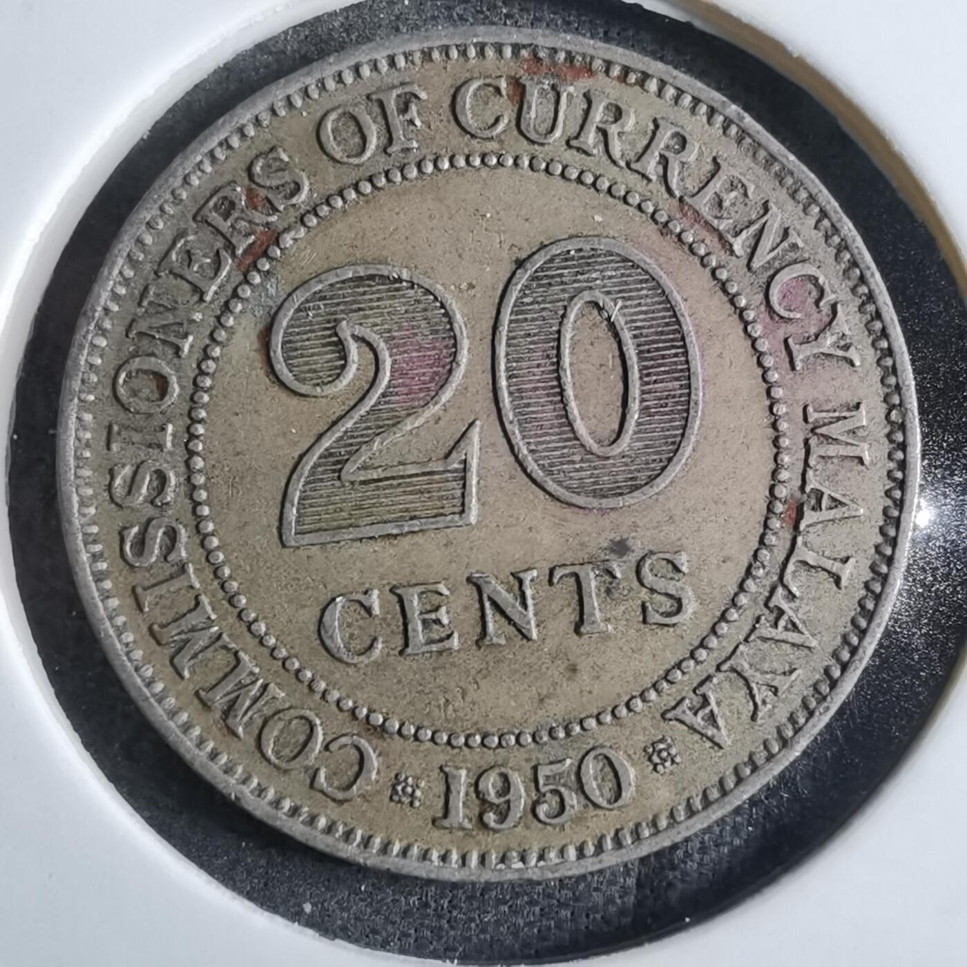 沼泽如烟--第853场 英属马来亚1950年20分