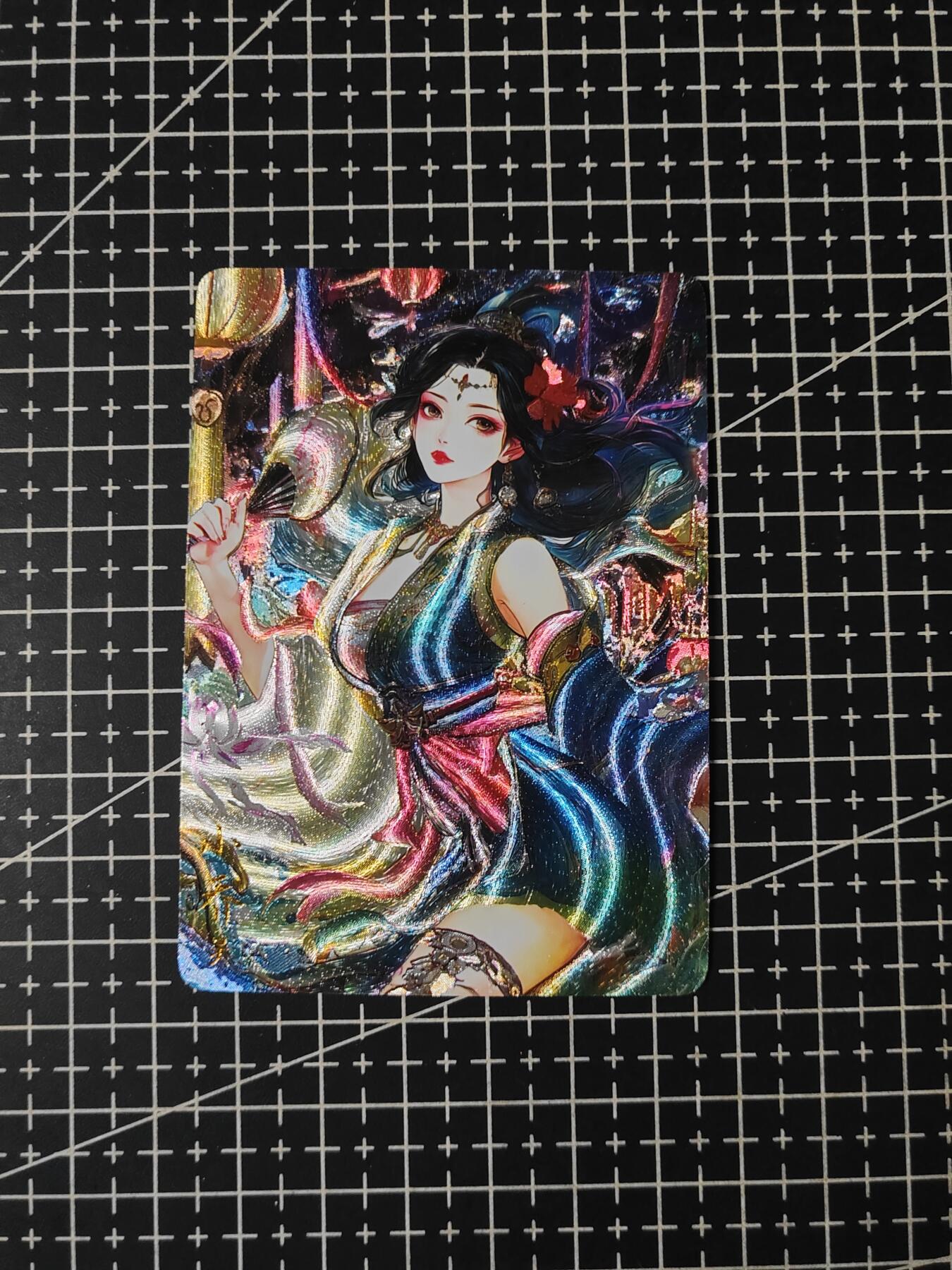 铃鹿第八期（提示一：自制卡难免瑕疵，可能存在撞角爆边等出厂瑕疵，介意慎拍；提示二：参拍请慎重，跑单押金不退的）） 小乔粗闪单卡
