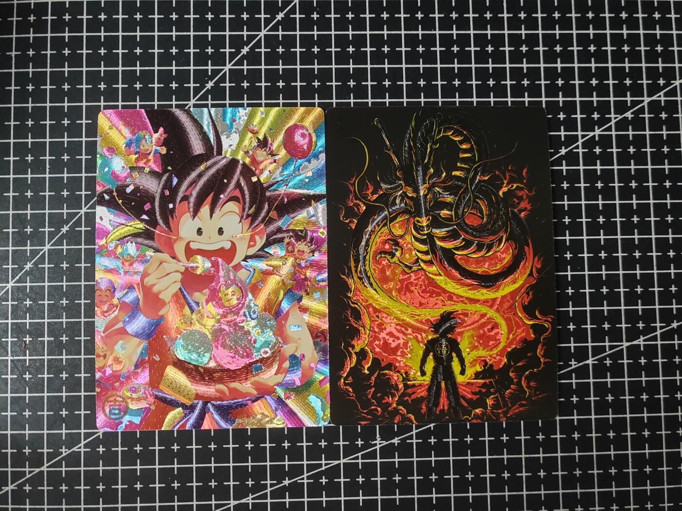 铃鹿第八期（提示一：自制卡难免瑕疵，可能存在撞角爆边等出厂瑕疵，介意慎拍；提示二：参拍请慎重，跑单押金不退的）） 奇点龙珠粗闪对卡