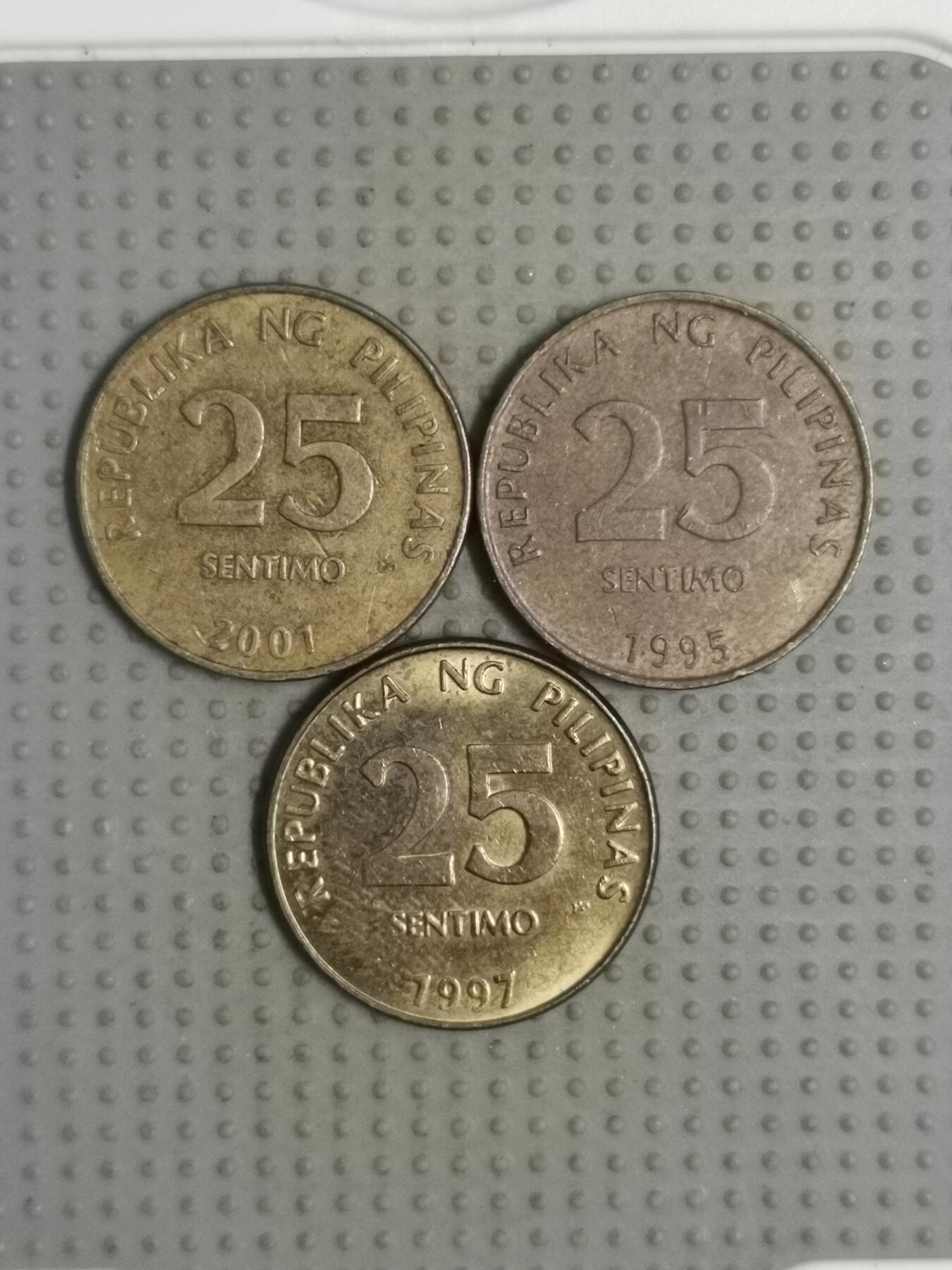2025年第91场各国散币拍卖（总第91场） 菲律宾25分3枚