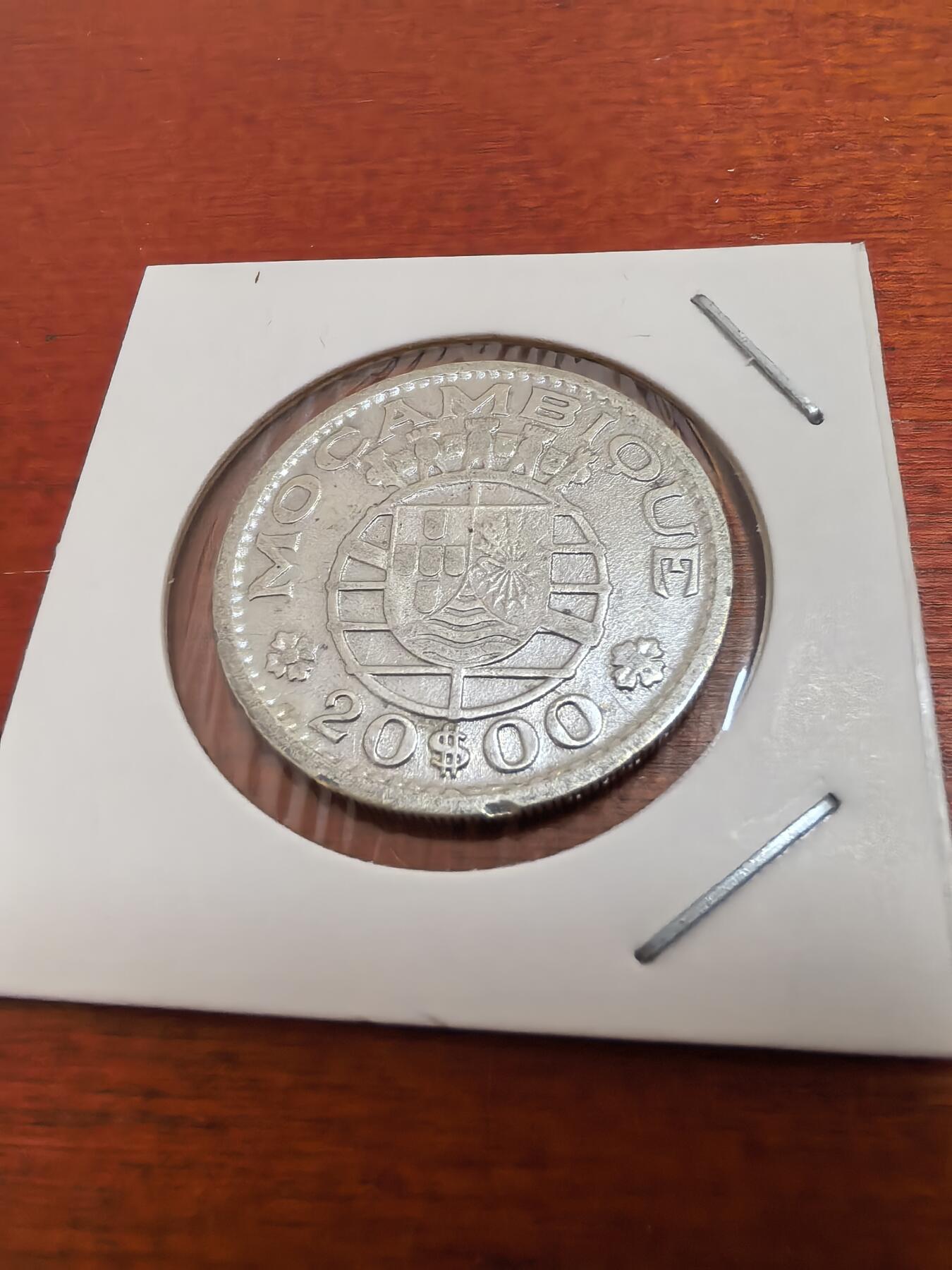 长老汇蛇年精选第五十三场拍卖 1952莫桑比克20埃斯库多斯银币，10克720银