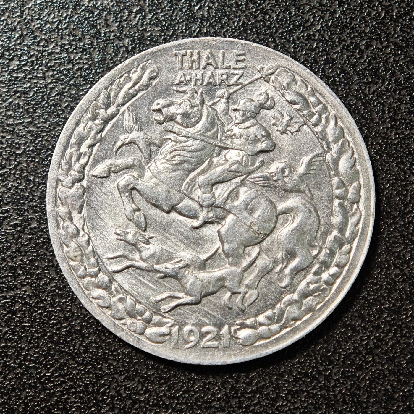【德藏】世界币章拍卖第148期（拍品征集中~欢迎藏友联系） 1921年 德国德紧