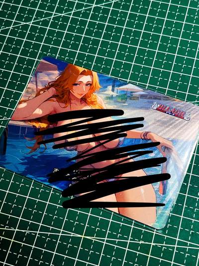 【关注参拍有赠卡】显眼宝33期  9.26日晚21:50结束 - 横板动漫卡牌   二次元系列     死神—松本乱菊  共1张   折彩工艺   大卡尺寸  63*88