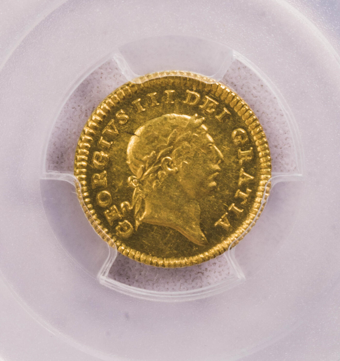 PCGS-MS62 1804英国乔三1/3几尼金币 第四名