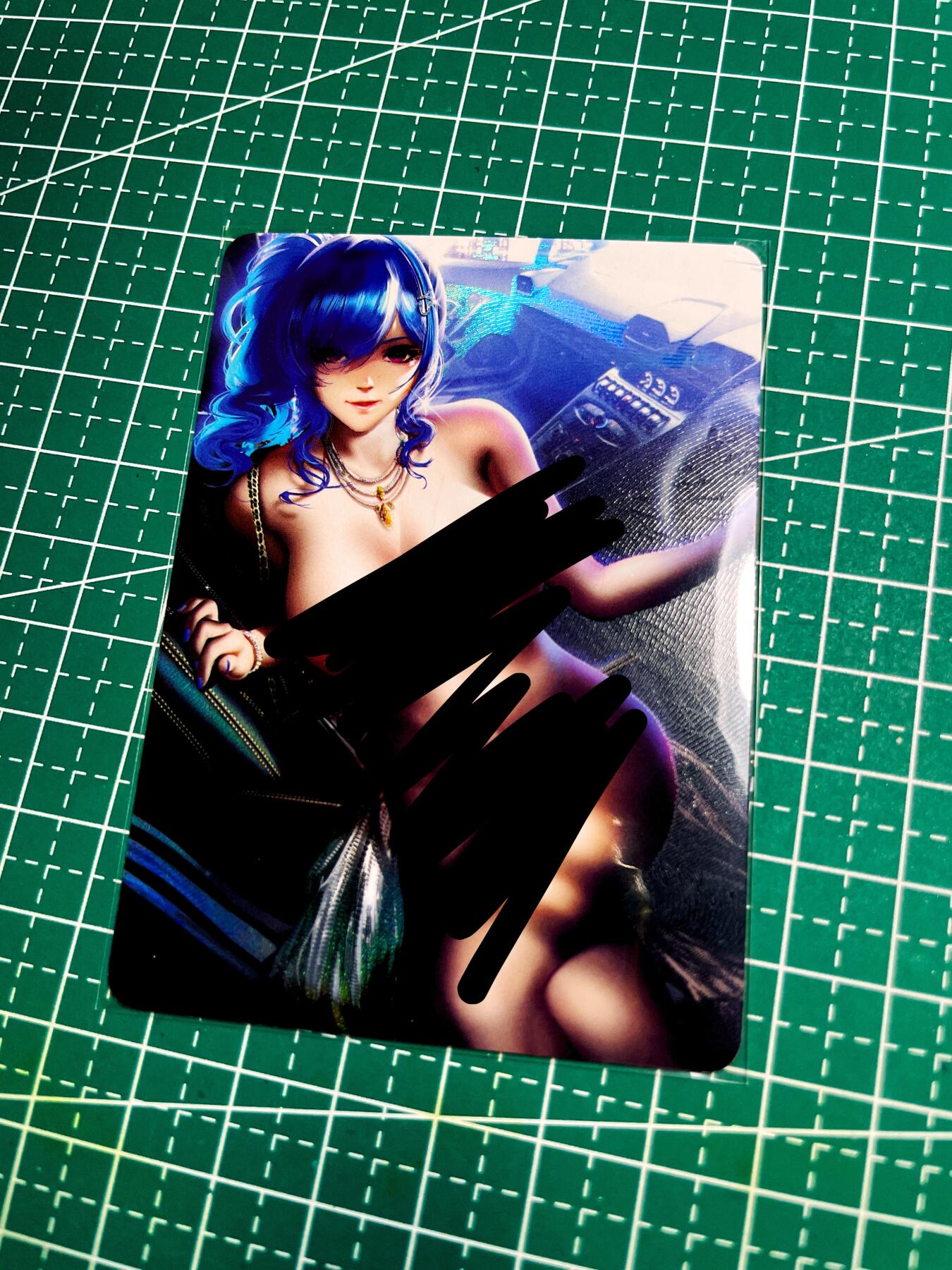 【关注参拍有赠卡】显眼宝33期  9.26日晚21:50结束 黑暗卡牌动漫系列     圣路易斯艺术卡  共1张   折彩工艺   大卡尺寸  63*88