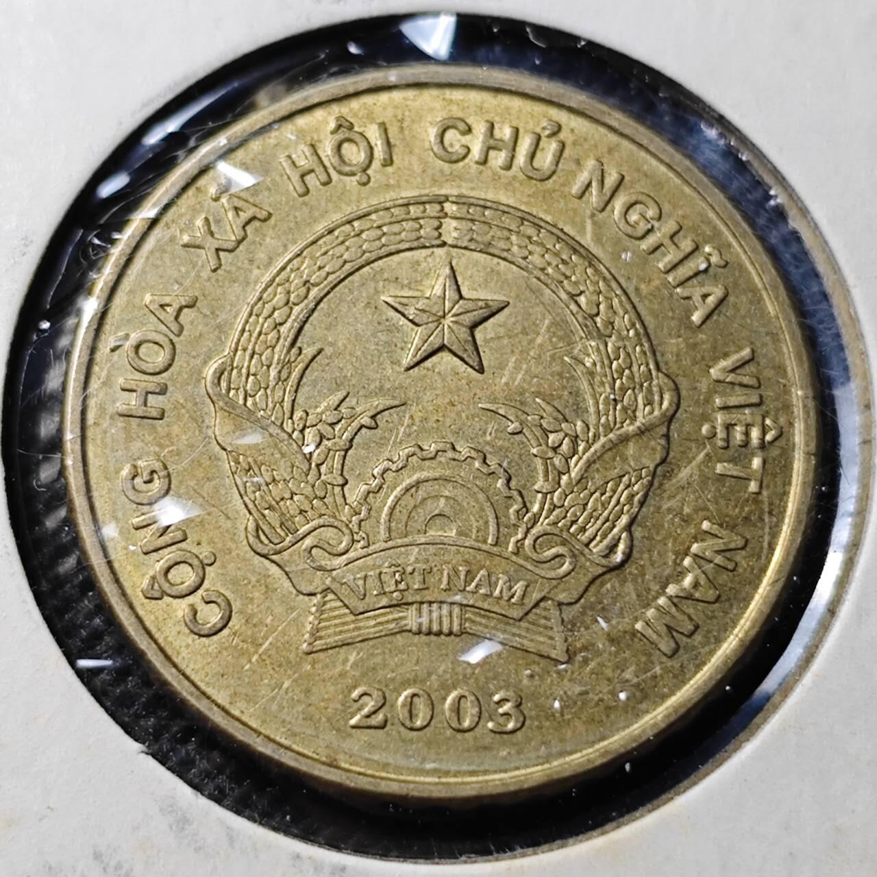 KK钱币收藏小铺 第349场 2月预留时间 周末发货 2003越南5000盾