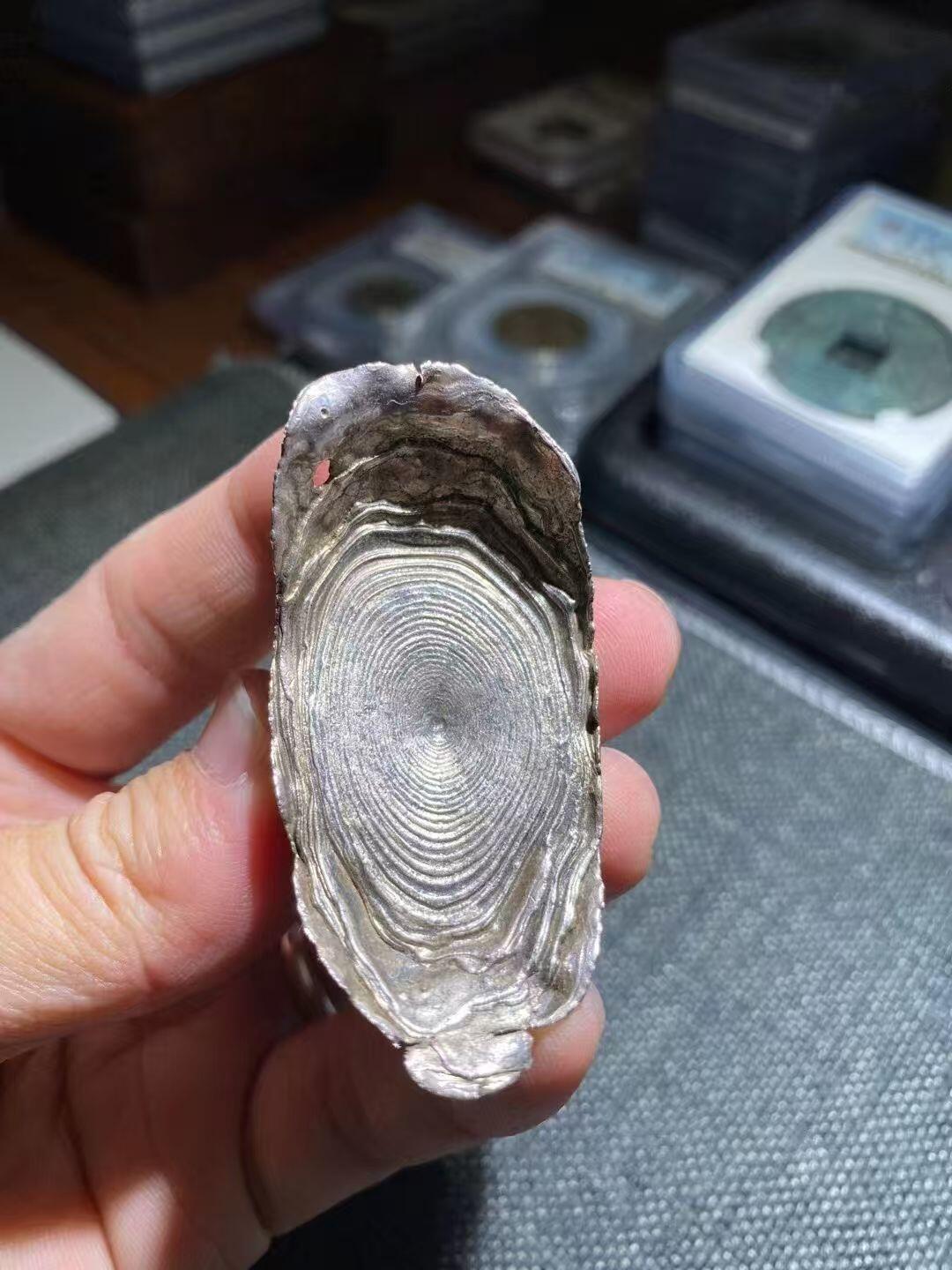 回流第四期铜杂钱币玉器 华夏评级三两银锭