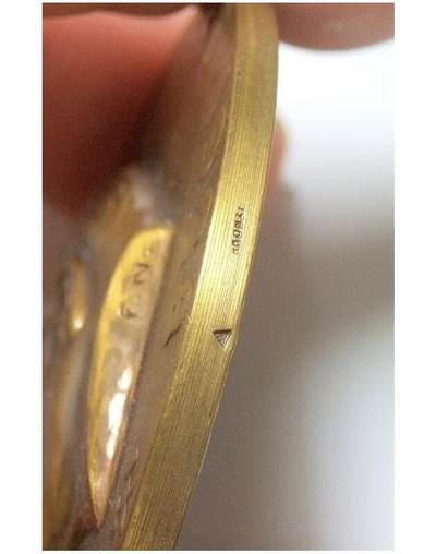 【旋风钱币】10月4日19:00准时开拍 精美欧洲币章 第三帝国货币等 全场包邮！ 法国1928年 地质学家拉姆塞高浮雕精制大铜章 55MM