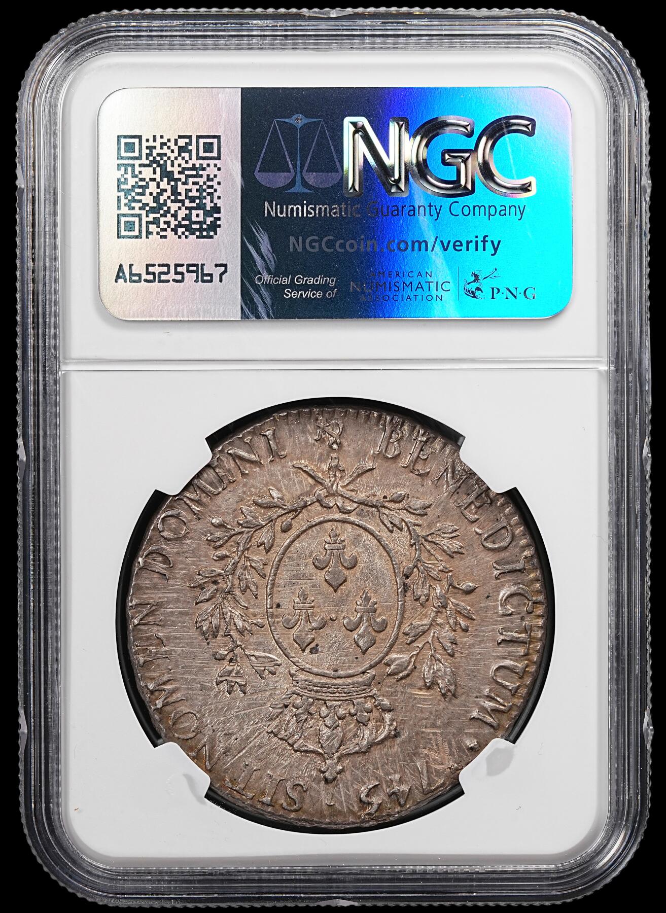 修遠堂世界钱币第八十六期 NGC AU50 1743年法国埃居大银币