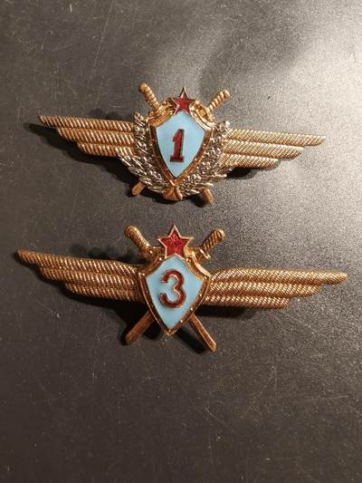 老王徽章第152期 - 苏联空军13级技能章一组
