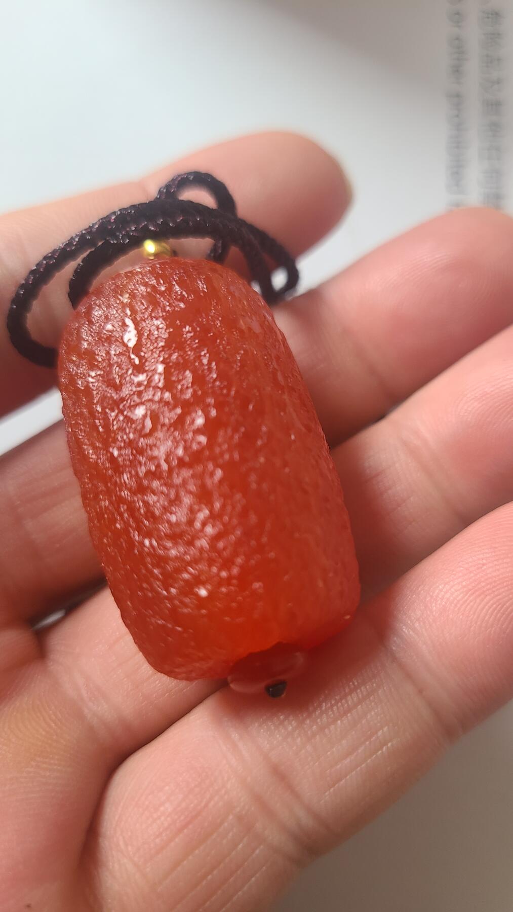 三万年黄土元精之力沉香吊坠，保真保天然