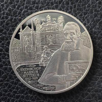 道一币馆币章第一百四十八场 - 奥地利2004年赫尔布伦城堡10欧元银币  17.3g 925S