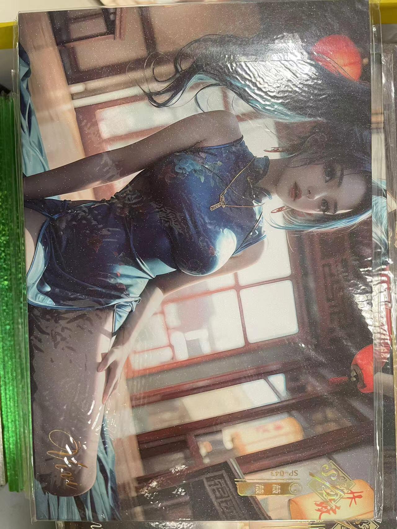 寸草不生拍卖会 第九期 （ 持续收拍中） 卡卡炫 海贼王 A5女神大卡  如图