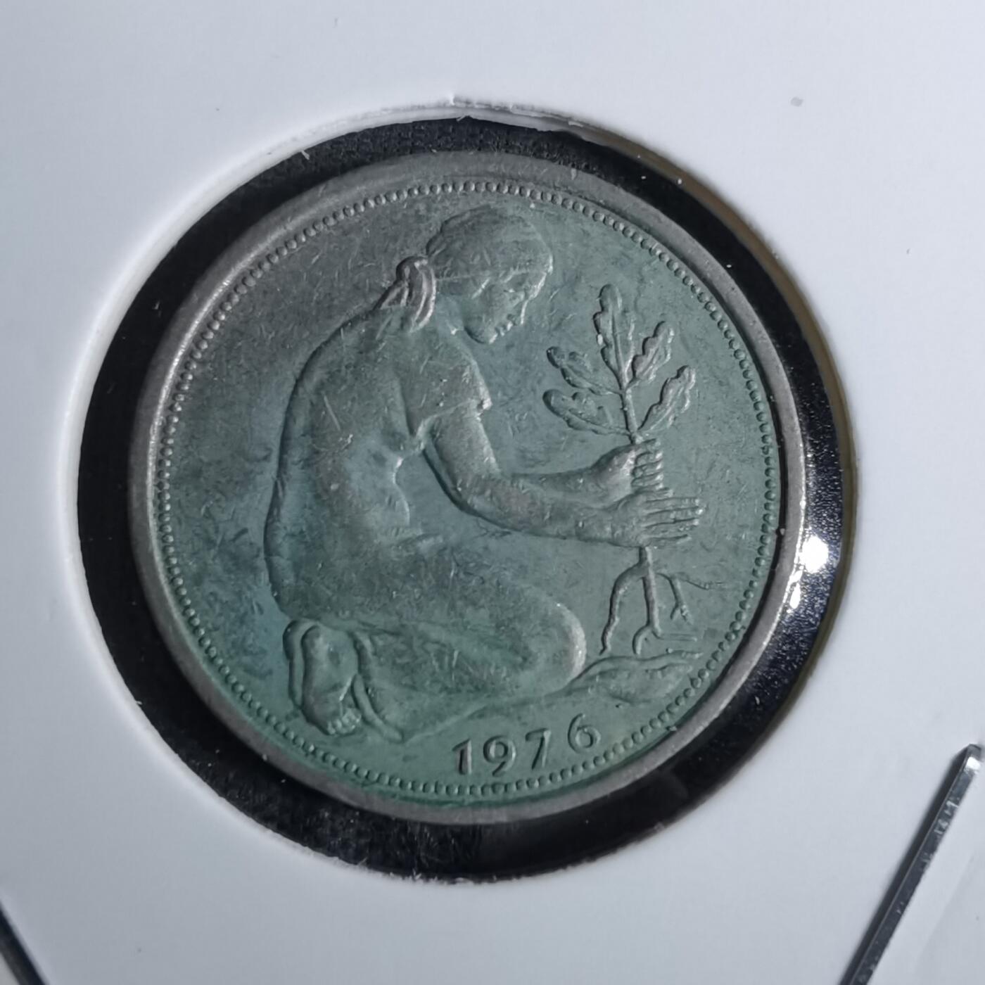 沼泽如烟--第854场 德国1976年50芬尼