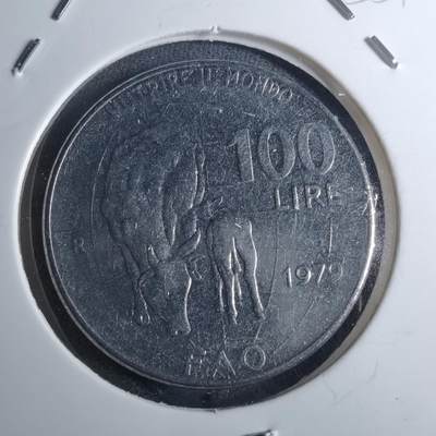 沼泽如烟--第855场 - 意大利1979年100里拉纪念币
