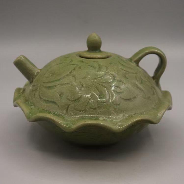 杂相（2）  耀州窑 刻花功夫茶壶 