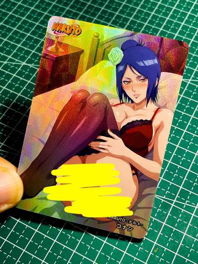 【关注参拍有赠卡】显眼宝33期  9.26日晚21:50结束 - 热门动漫人物角色  火影忍者 小楠 散配一张  折光彩闪  63*88