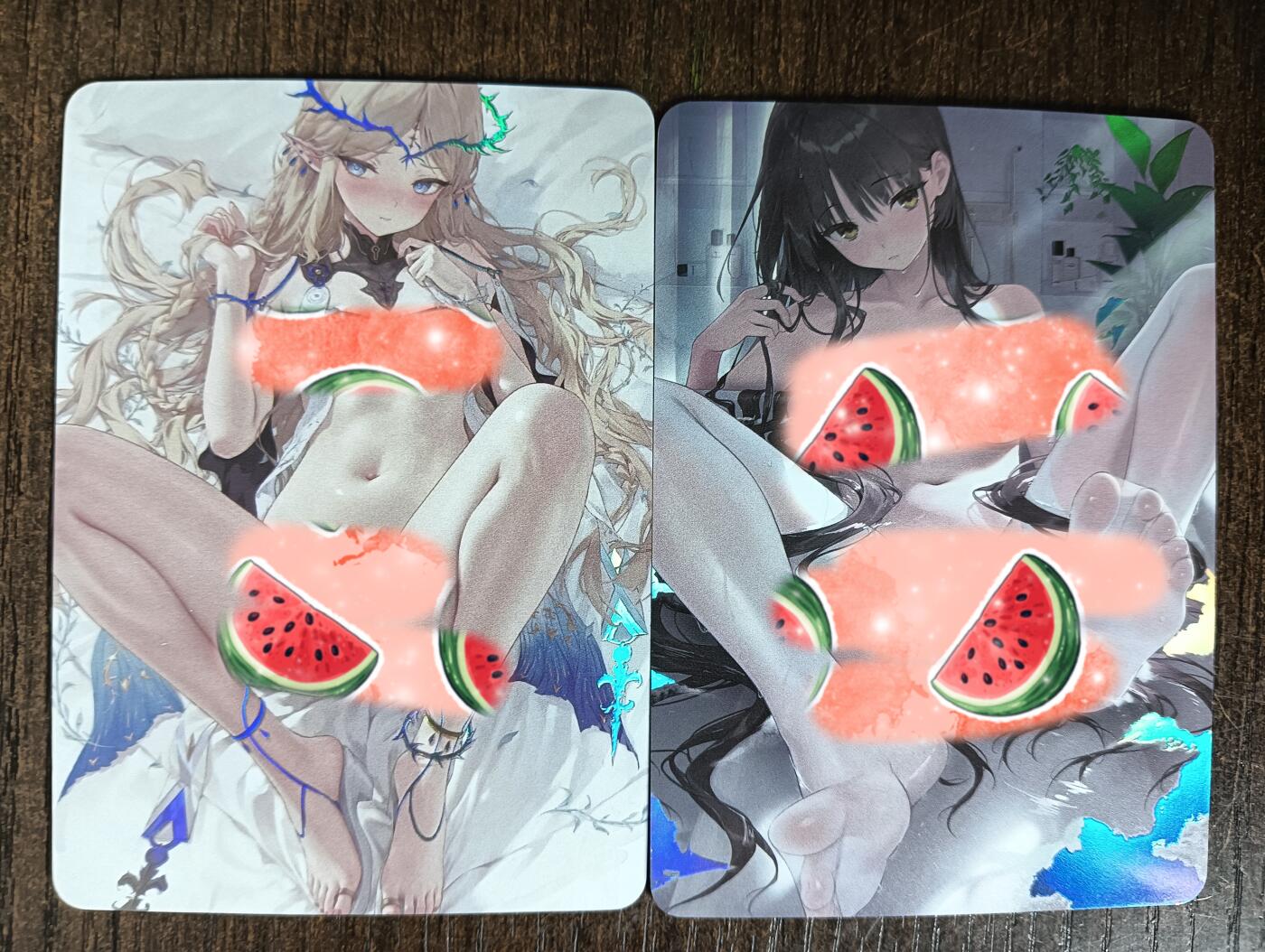 花开卡拍第40期（9月28号周日截拍，品控勿拍!!!拍品不寄存，运费5元，自制卡难免瑕疵，可能存在轻微撞角爆边等出厂瑕疵，品控介意勿拍！） 绘天阁 单卡 艺术卡 彩闪2张