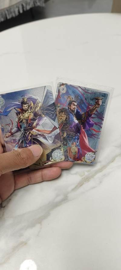 秋原瞳的小店第二十四期（持续收拍，祝大家国庆中秋快乐，好好睡它个自然醒） - 卡游三国曹操一对，包含观沧海