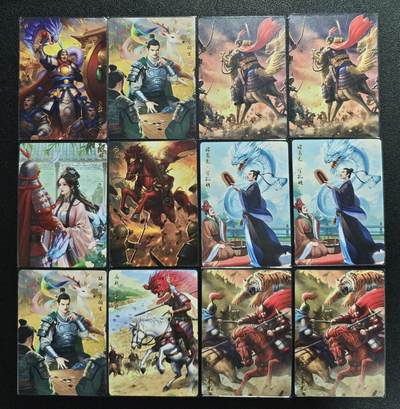 天玑星卡拍第126期《9.29周一截拍》持续收拍收评中 满赠卡需备注 - 轩辕春秋 三国志 普卡 十二张