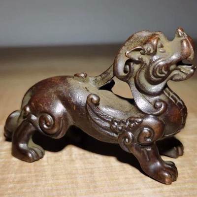 杂相 - 高级包浆实心貔貅摆件