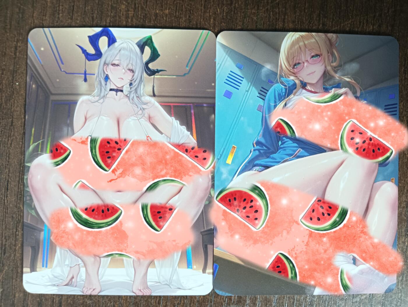 花开卡拍第40期（9月28号周日截拍，品控勿拍!!!拍品不寄存，运费5元，自制卡难免瑕疵，可能存在轻微撞角爆边等出厂瑕疵，品控介意勿拍！） 绘天阁 单卡 艺术卡 彩闪2张