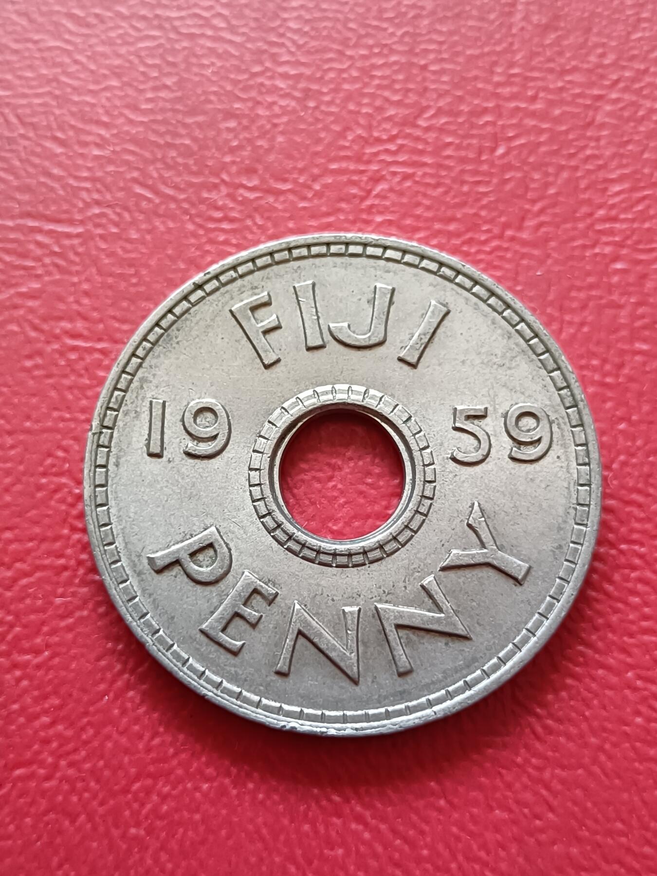 【云涧收藏】第六十六场 斐济1959年1便士