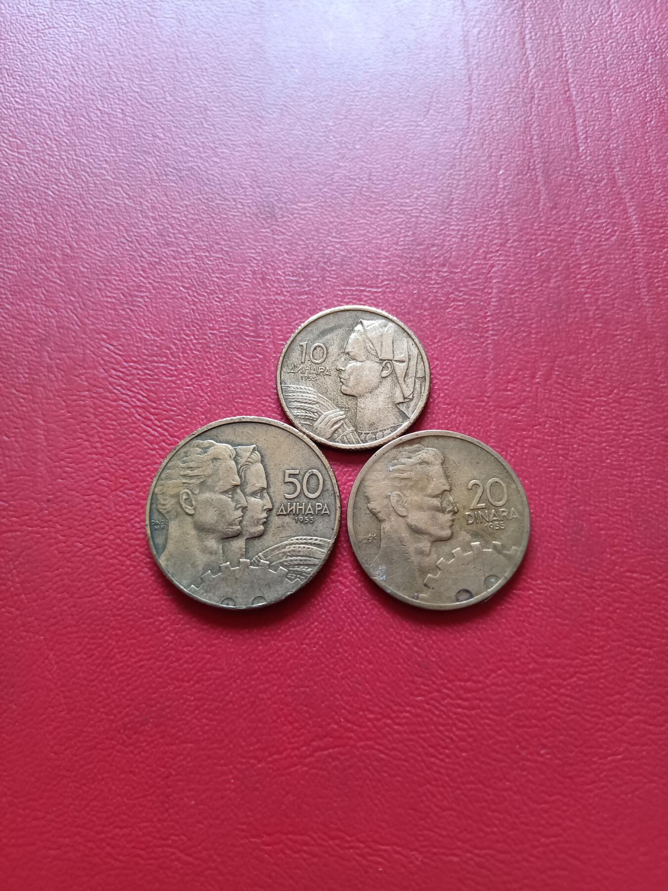 【云涧收藏】第六十六场 南斯拉夫1955年3枚套
