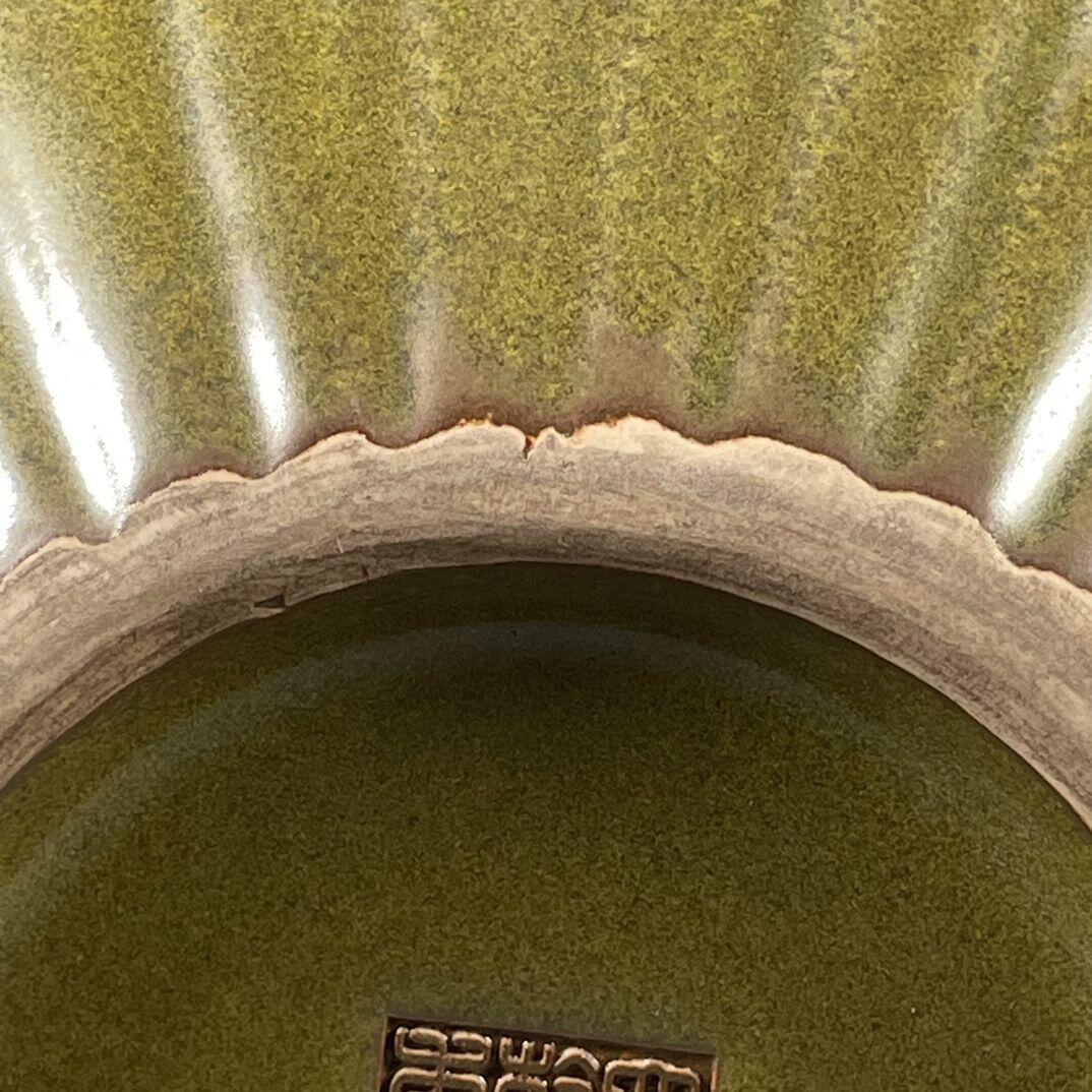 精品老瓷器专场 茶叶末釉瓜棱大肚瓶