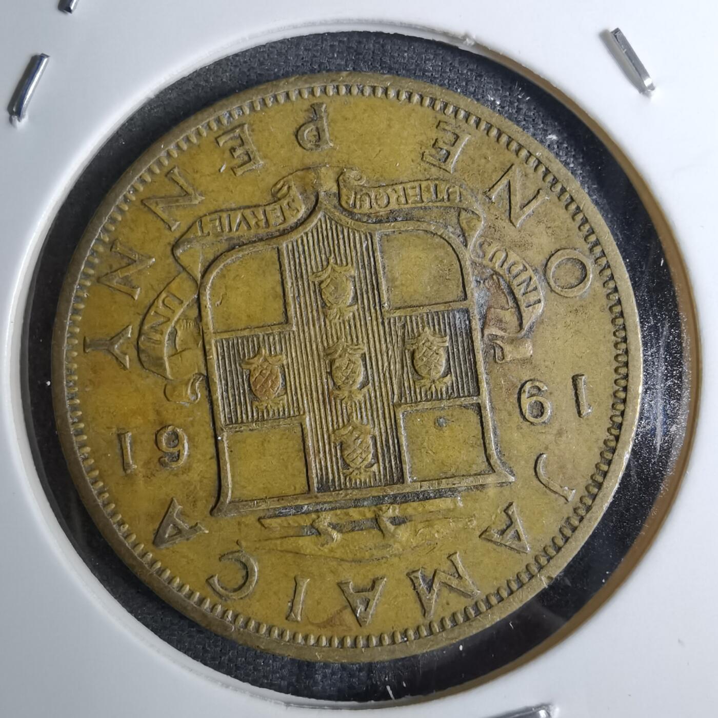 沼泽如烟--第854场 牙买加1961年1便士