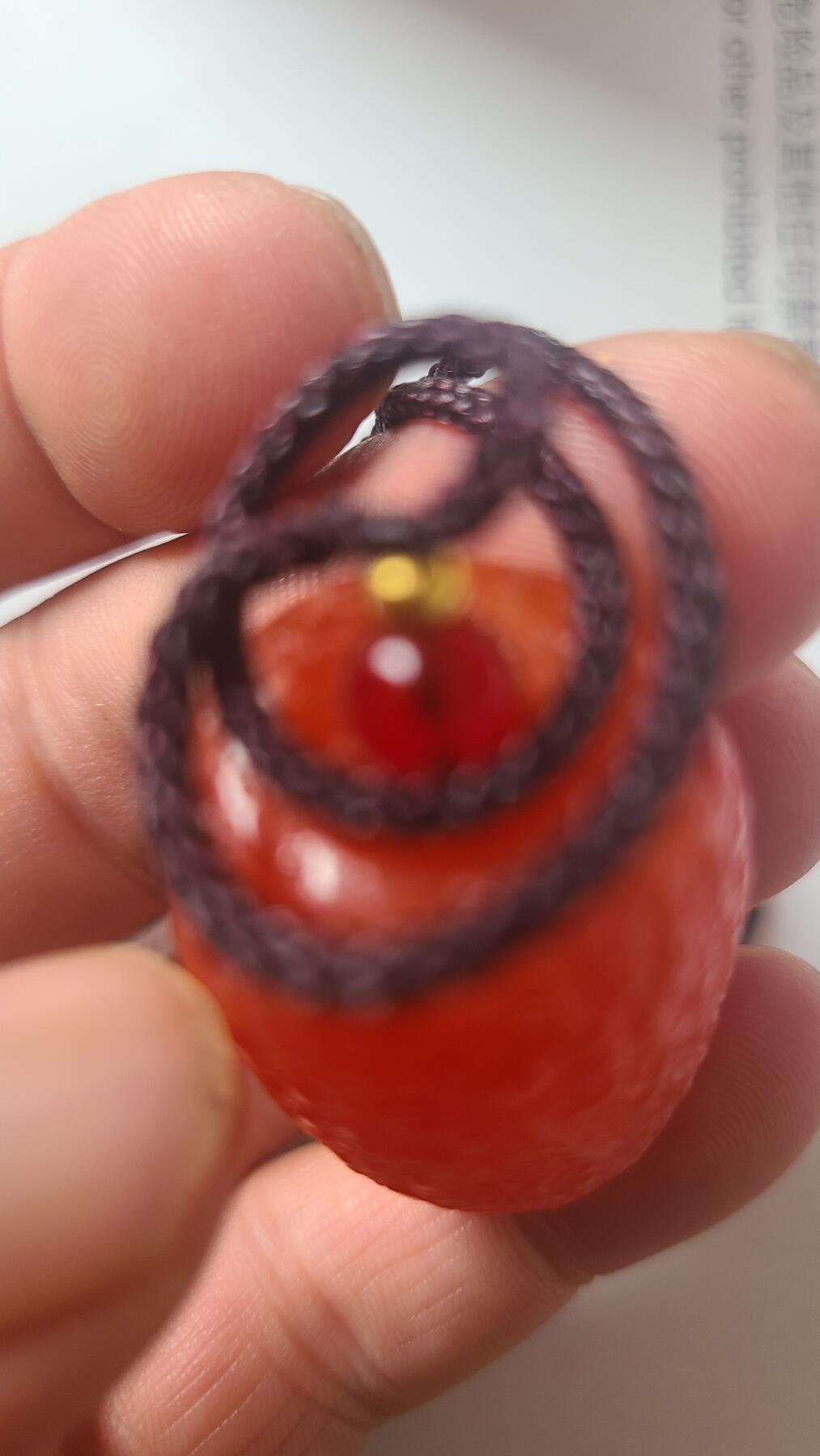 三万年黄土元精之力沉香吊坠，保真保天然