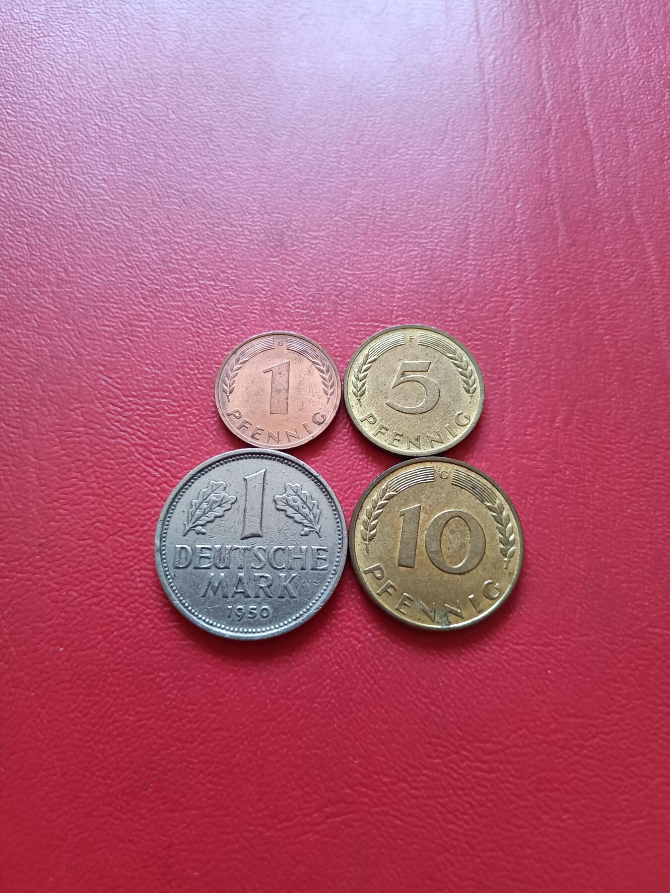【云涧收藏】第六十六场 西德1950年4枚