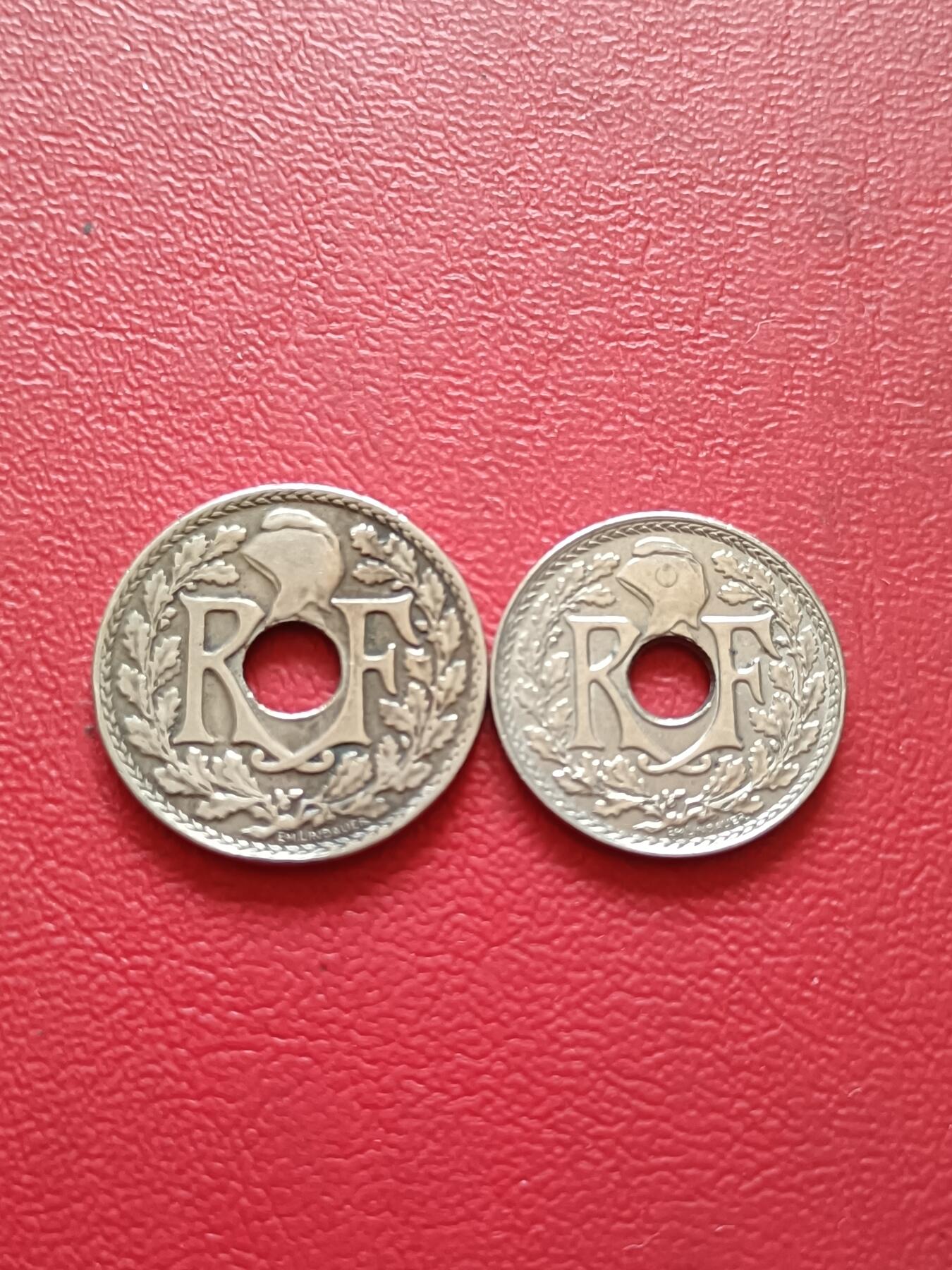 【云涧收藏】第六十六场 法国大版5、10生丁2枚
