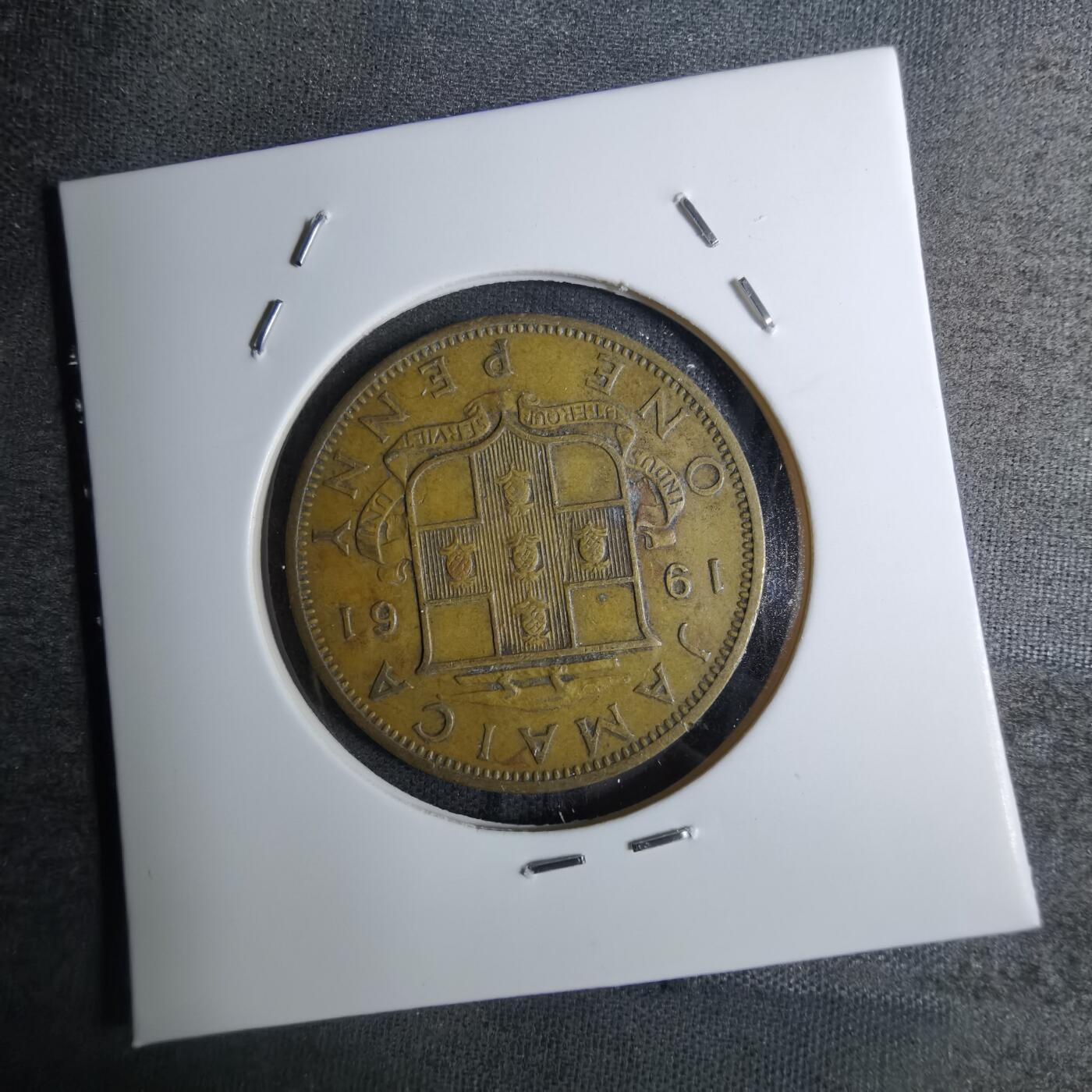 沼泽如烟--第854场 牙买加1961年1便士