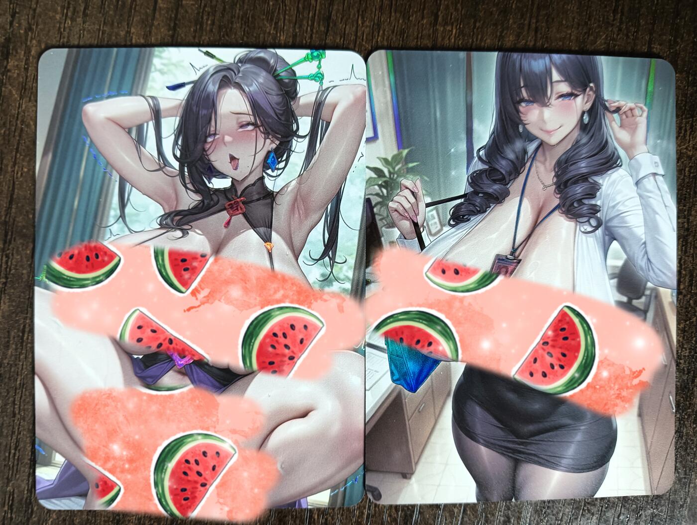 花开卡拍第40期（9月28号周日截拍，品控勿拍!!!拍品不寄存，运费5元，自制卡难免瑕疵，可能存在轻微撞角爆边等出厂瑕疵，品控介意勿拍！） 绘天阁 单卡 艺术卡 彩闪2张