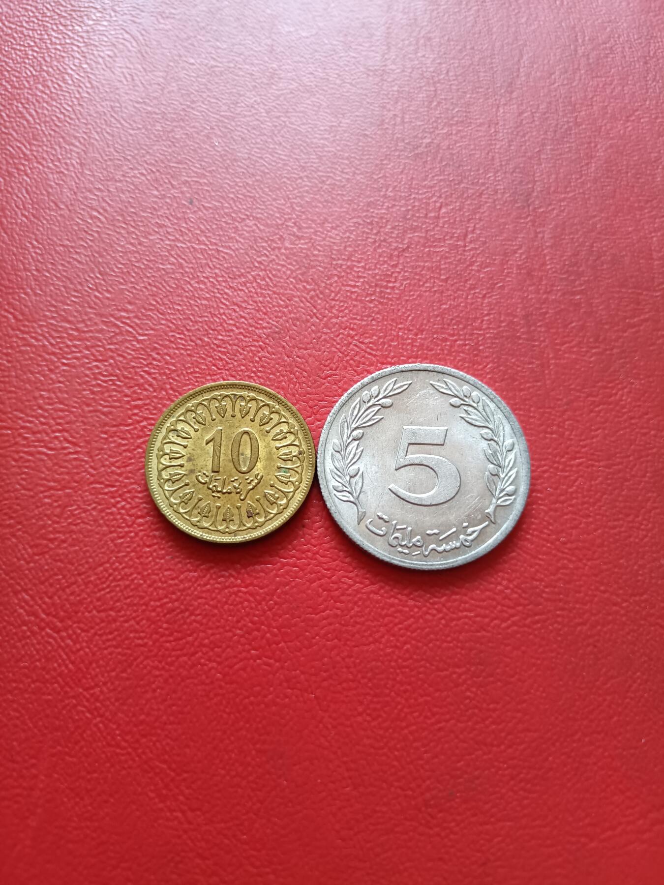 【云涧收藏】第六十六场 突尼斯1960年2枚，UNC