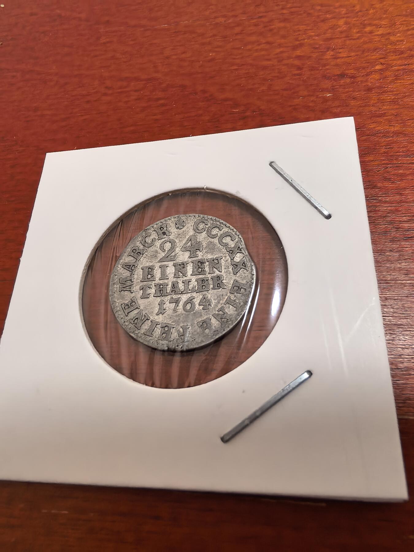 长老汇蛇年精选第五十三场拍卖 1764德国撒克逊奥古斯特三世1/24泰勒银币