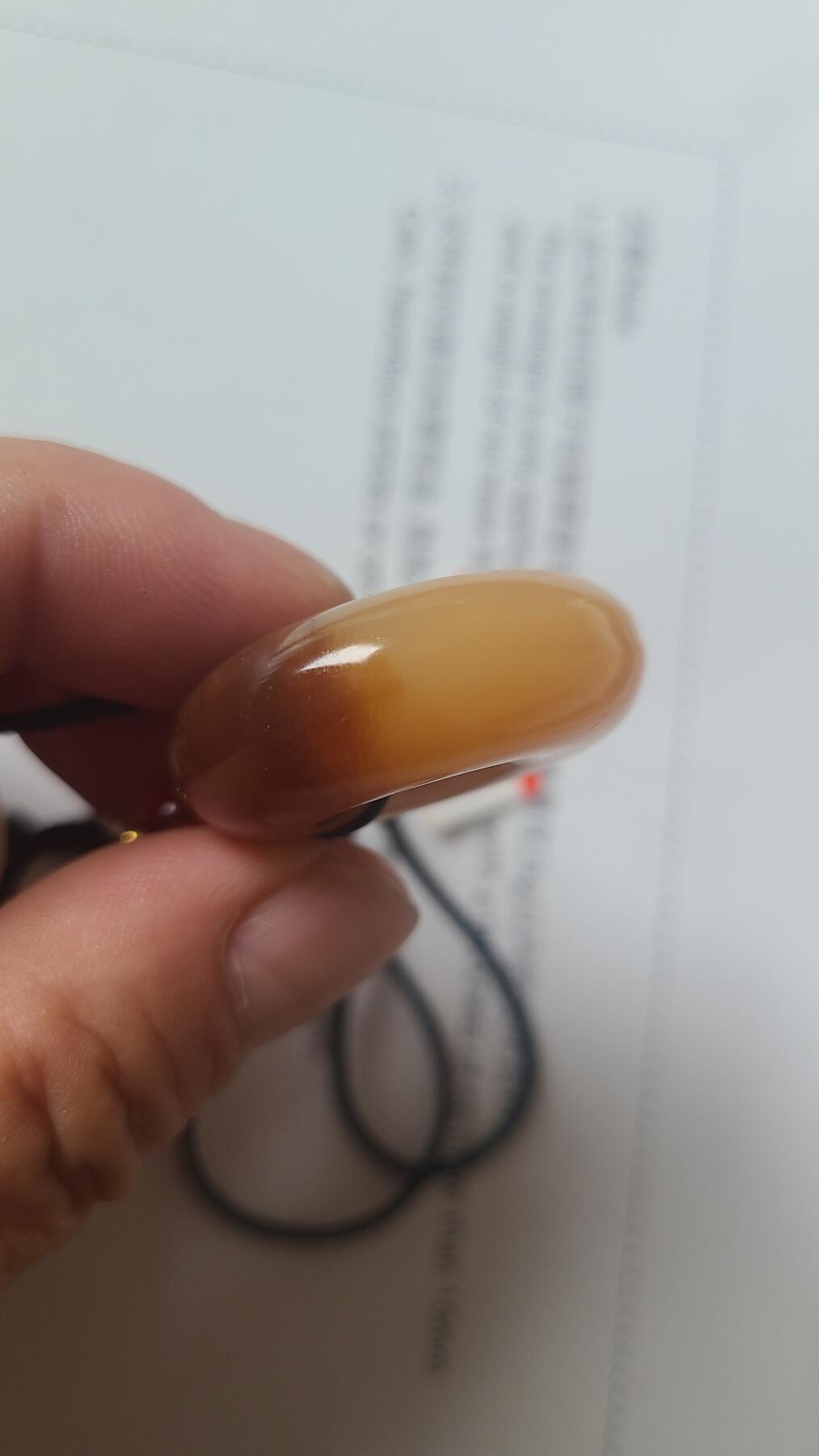 骨灵香平安扣，保真保天然