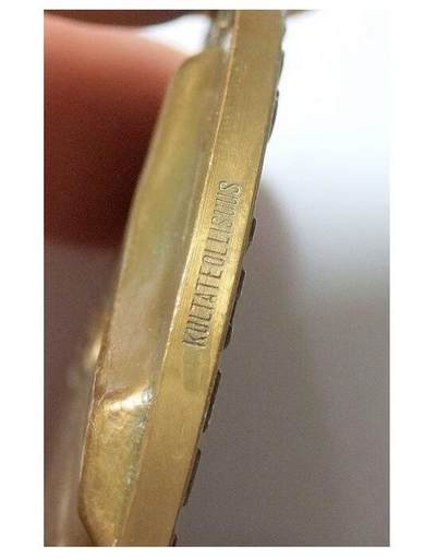 【旋风钱币】10月4日19:00准时开拍 精美欧洲币章 第三帝国货币等 全场包邮！ 芬兰1957年 政治家塔尔伯格高浮雕精制超大铜章 60MM 100克