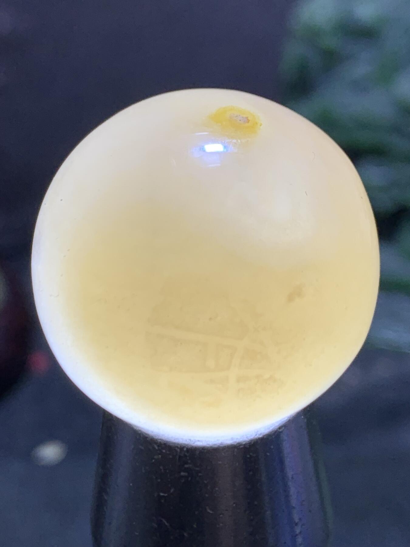 精美冰飘冻料高玉化战国红玛瑙随形大圆珠一颗！