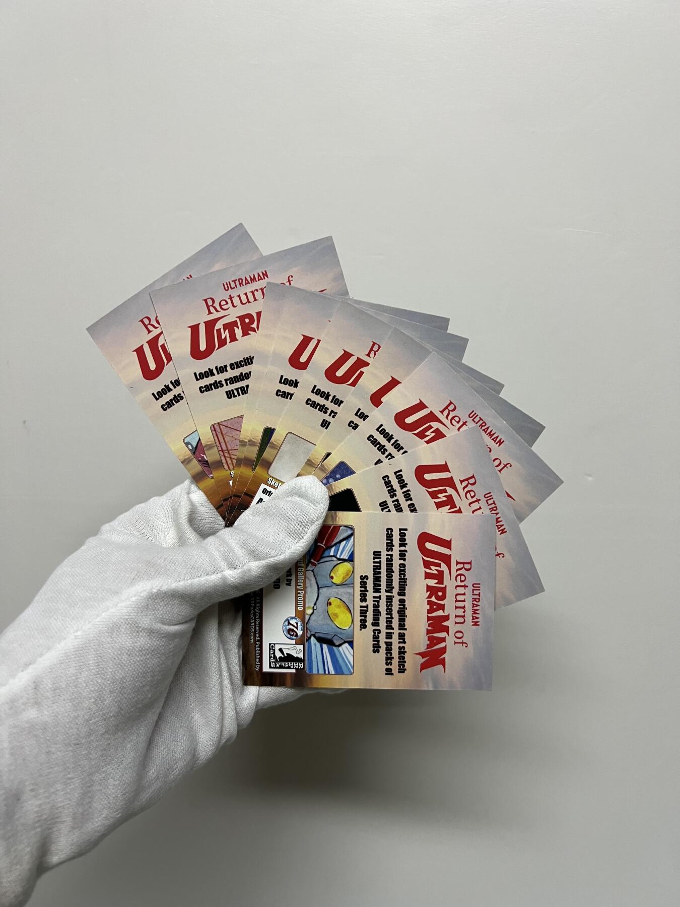 零元拍：RRParks Ultraman 归来的奥特曼 杰克奥特曼  圆谷公司 杰克奥特曼  手绘复刻卡 超人气怪兽很多 非常稀有 大比例 10张一起拍！编号见卡背 