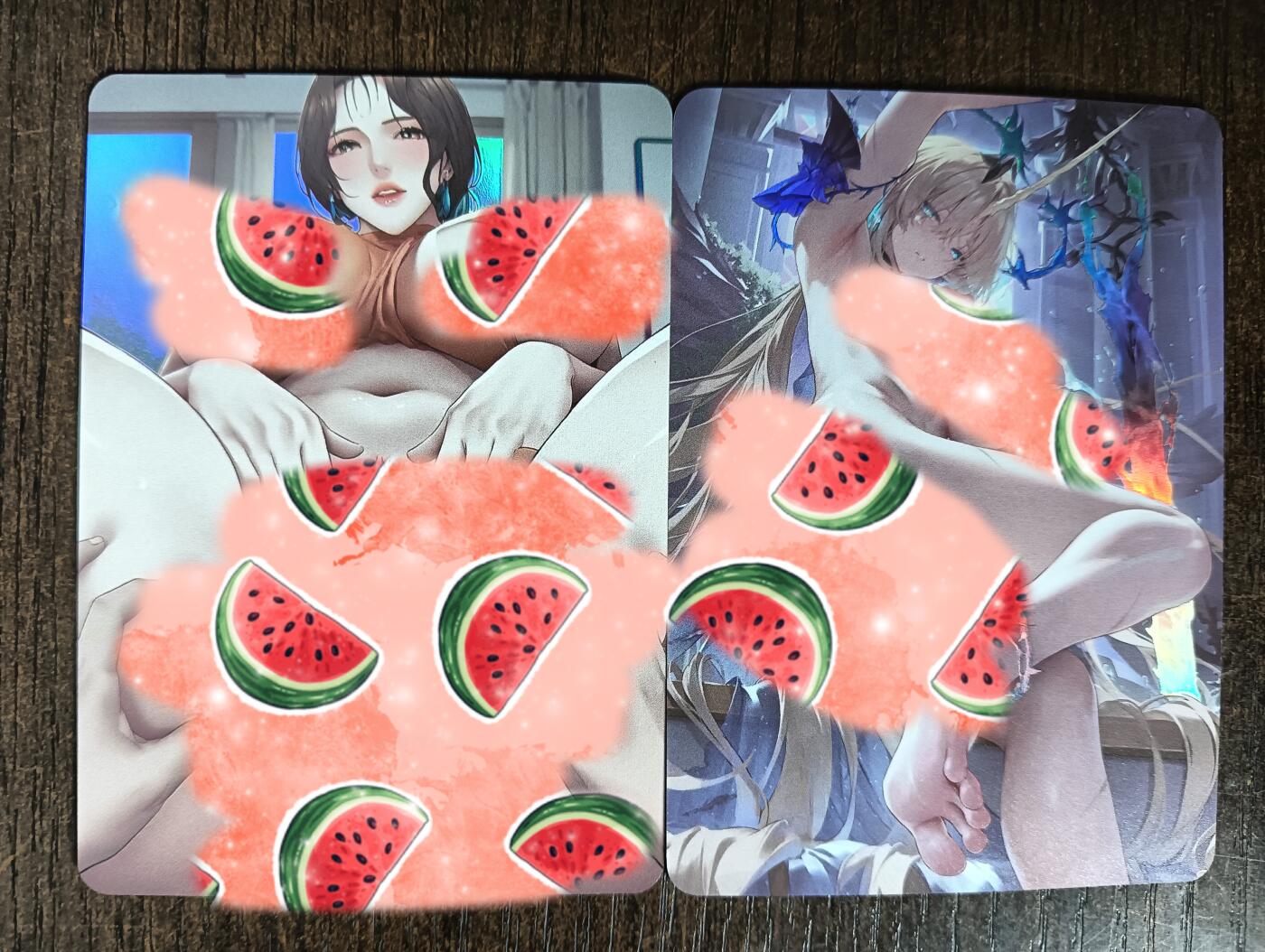 花开卡拍第40期（9月28号周日截拍，品控勿拍!!!拍品不寄存，运费5元，自制卡难免瑕疵，可能存在轻微撞角爆边等出厂瑕疵，品控介意勿拍！） 绘天阁 单卡 艺术卡 彩闪2张