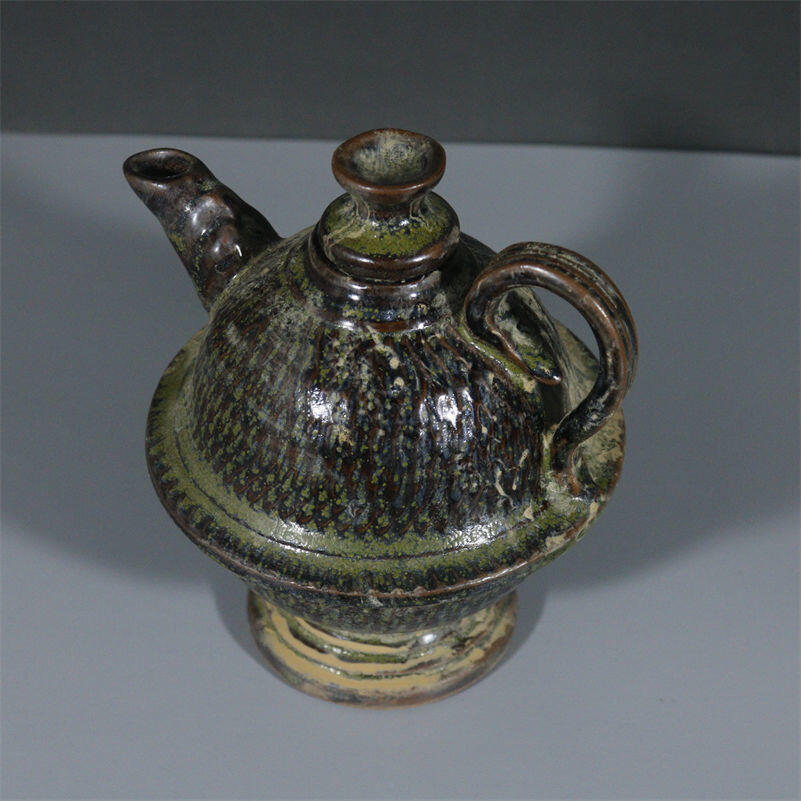 杂相（2） 茶叶末釉青瓷酒壶
