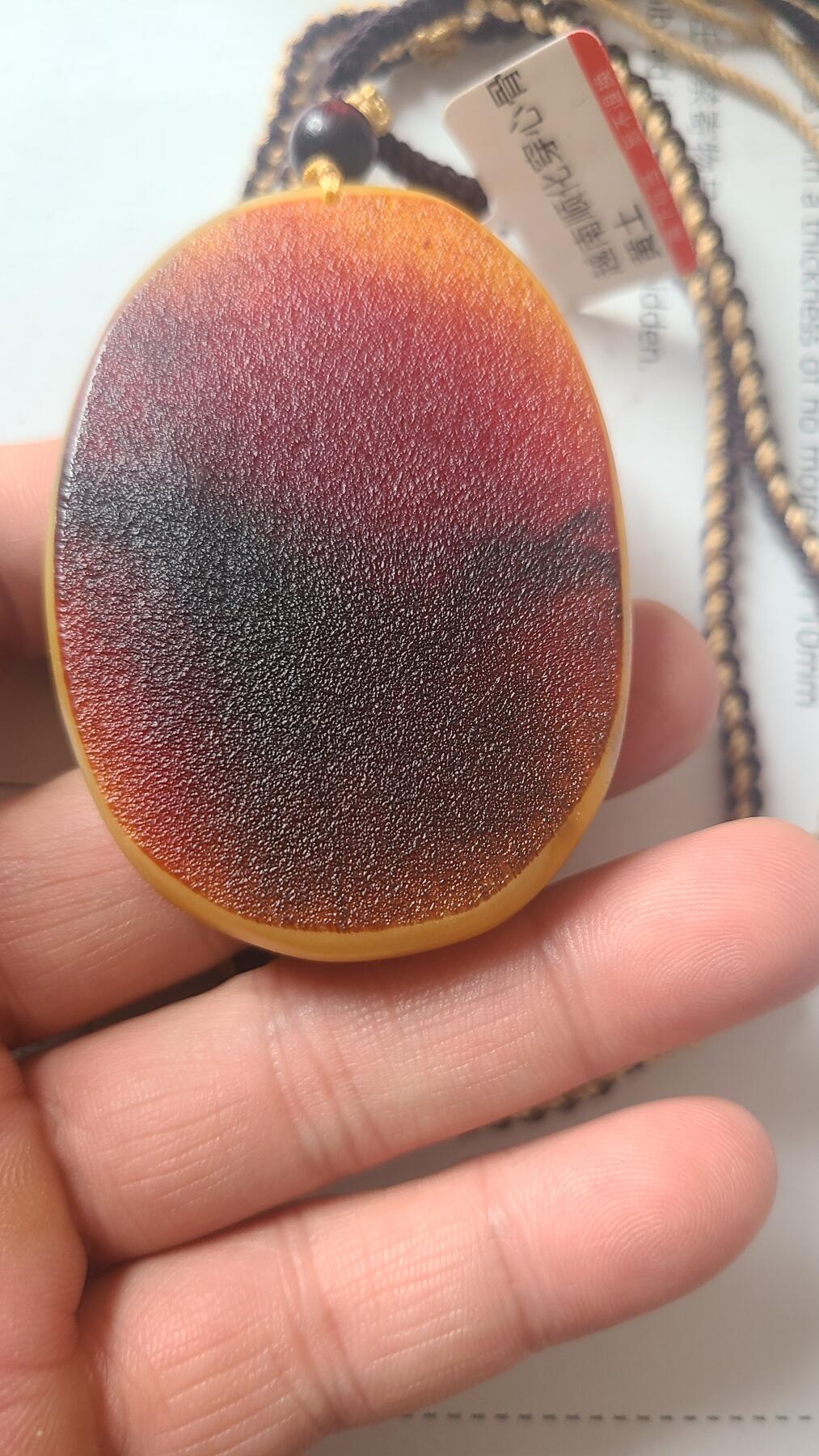 越南顺化穿心骨黄土原皮沉香吊坠，保真保天然